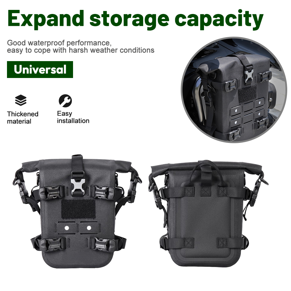 Multifunctionele motorfiets cr - Motorcycle Crash Bar Waterproof Dry Bag recensie en prijs