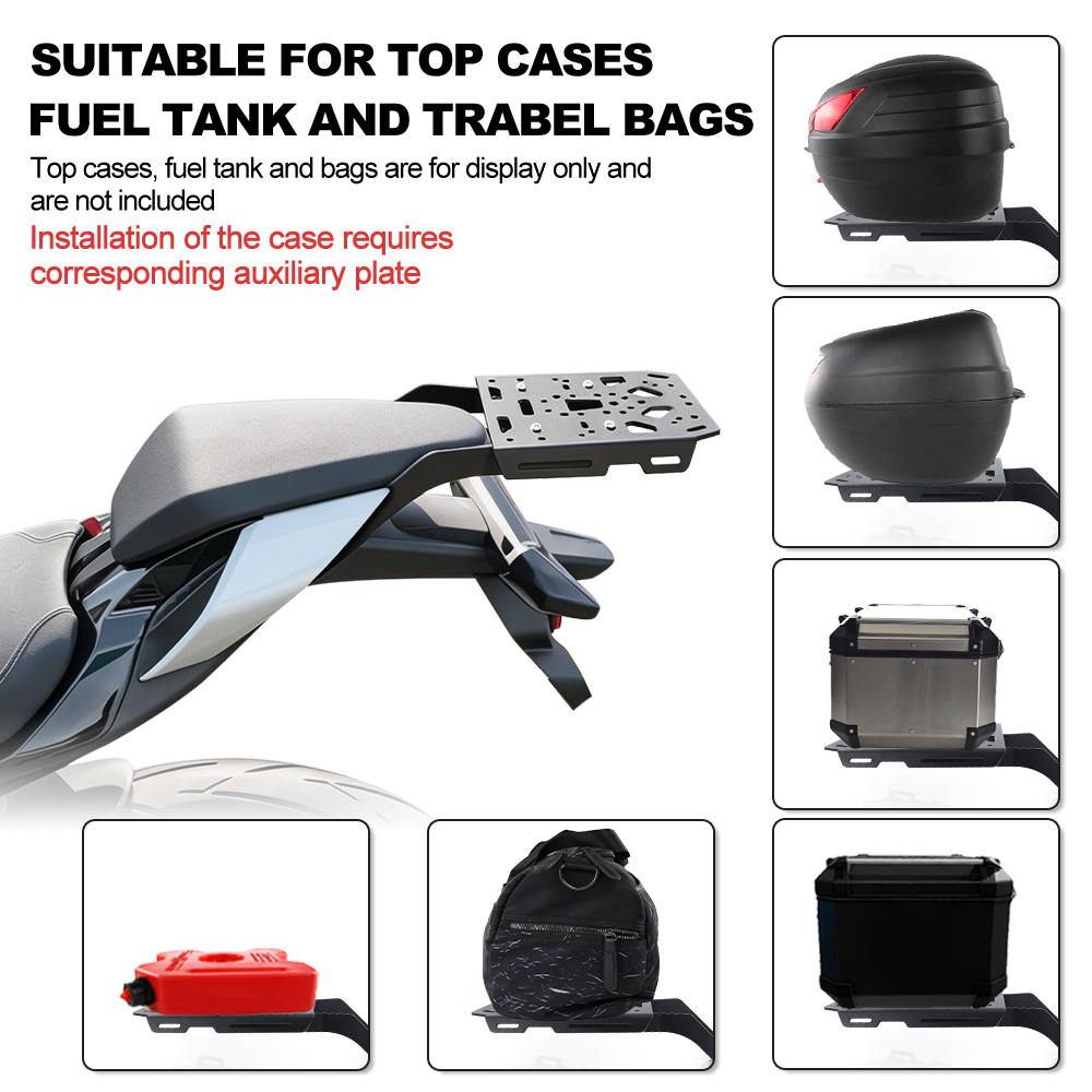 Achterdrager motorfiets bagage - Motorcycle Luggage Rack Rear Carrier Steel recensie en prijs