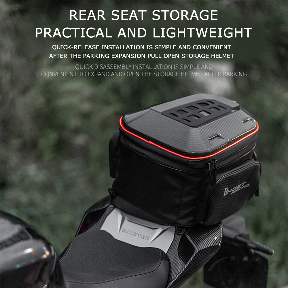 Uitbreidbare motorhelm-tas voo - Motorcycle Helmet Backpack Waterproof Led recensie en prijs